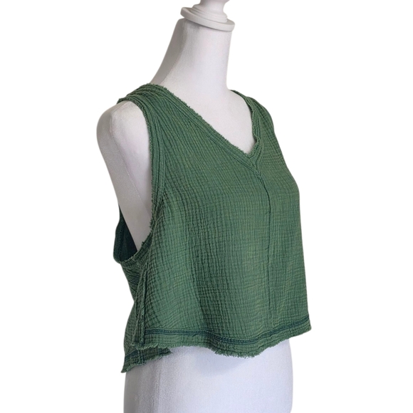 Urban Outfitters Mikey Woven Tank Top Size Small - Picture 2 of 5